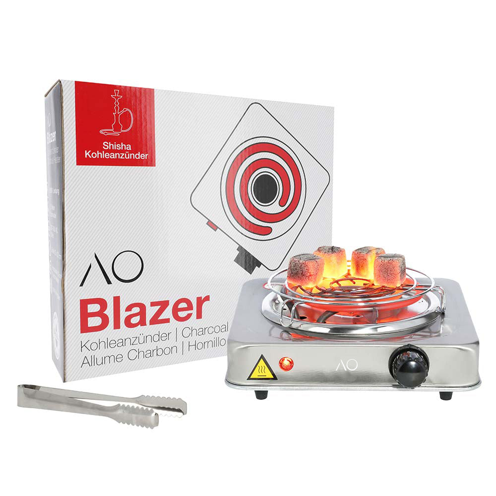 AO Blazer Premium Charcoal Lighter Stainless Steel 1000W