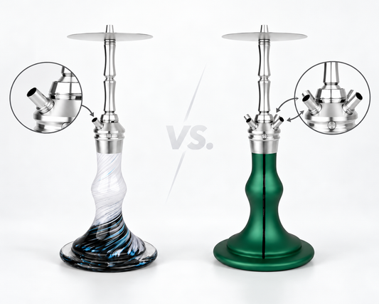 Einschlauch- vs. Mehrschlauch-Shisha: Der große Vergleich