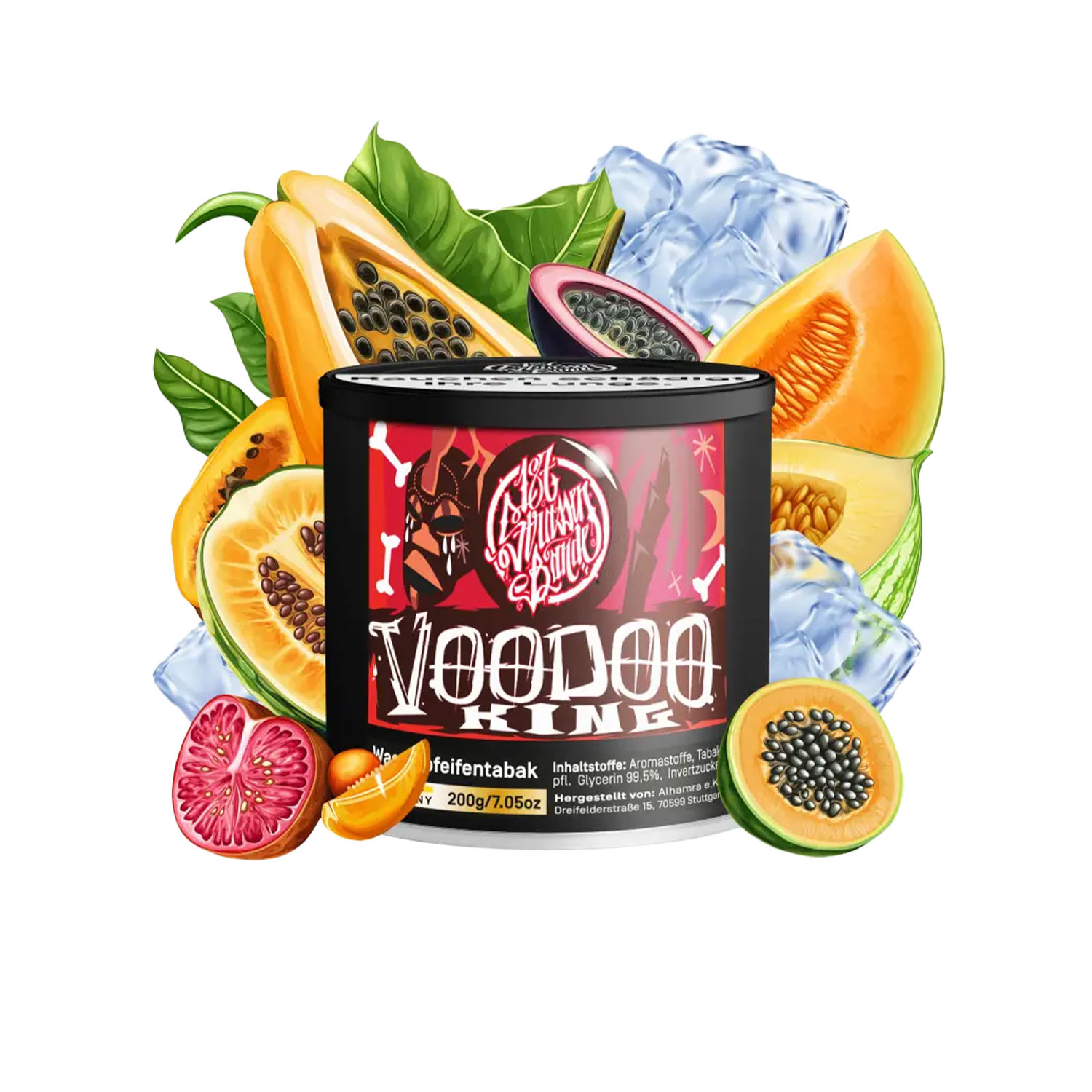 187 Strassenbande Voodoo King 200g Shisha Tabak 187 Strassenbande Voodoo King 200g Shisha Tabak