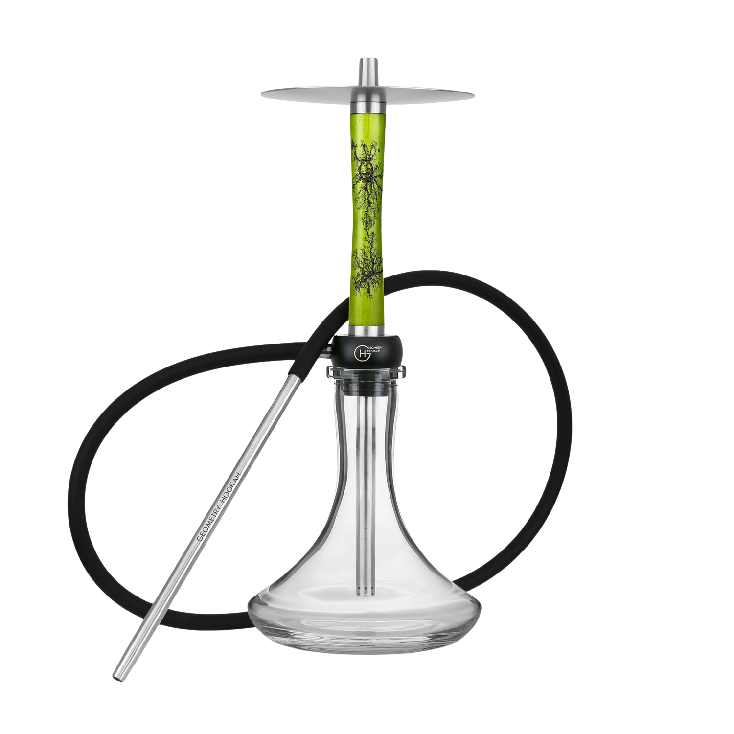 Geometry Hookah Little Bro Volt Green Geometry Hookah Little Bro Volt Green