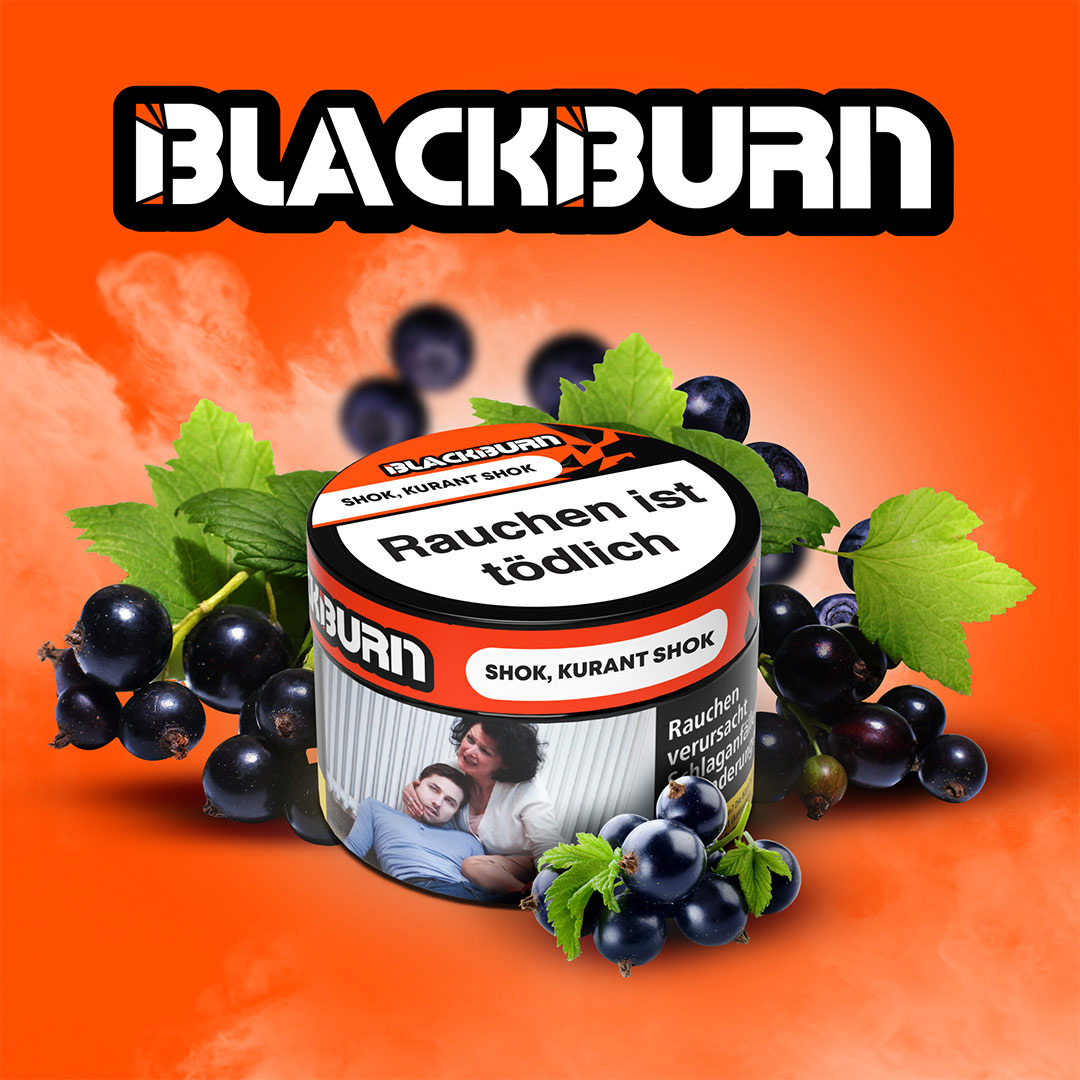 Blackburn Shok Kurant Shok Shisha Tabak 25g Blackburn Shok Kurant Shok Shisha Tabak 25g