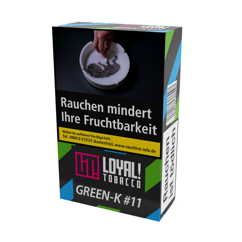 Loyal GREEN-K #11 20g Shisha Tabak Loyal GREEN-K #11 20g Shisha Tabak
