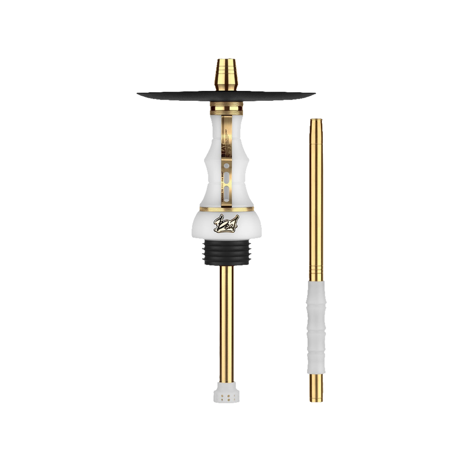 ALPHA Hookah BEAT White Gold Clear ALPHA Hookah BEAT White Gold Clear