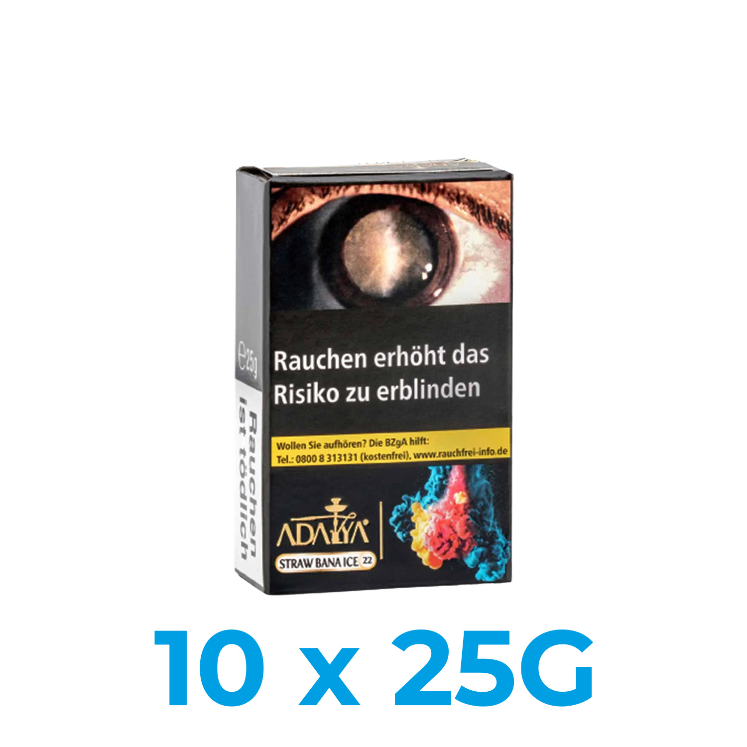 Adalya Straw Bana Ice 250g Shisha Tabak (10x25g) Adalya Straw Bana Ice 250g Shisha Tabak (10x25g)