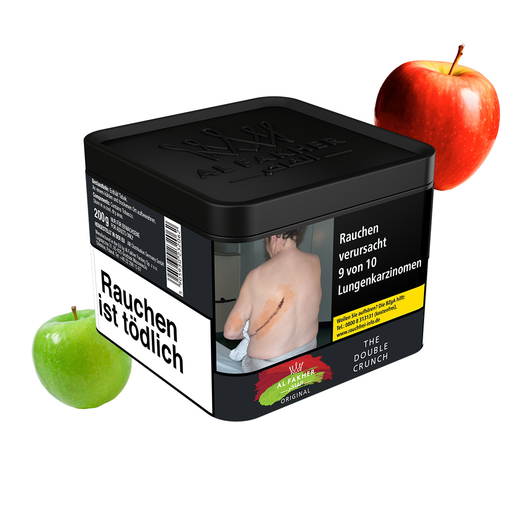 Al Fakher The Double Crunch 200g Shisha Tabak Al Fakher The Double Crunch 200g Shisha Tabak