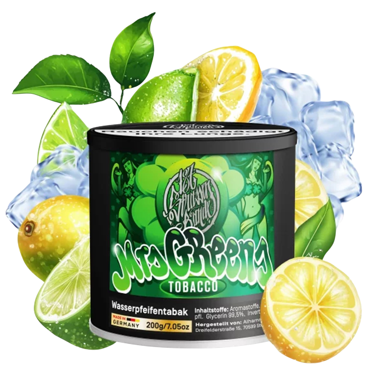 187 Strassenbande Mrs Green 200g Shisha Tabak 187 Strassenbande Mrs Green 200g Shisha Tabak