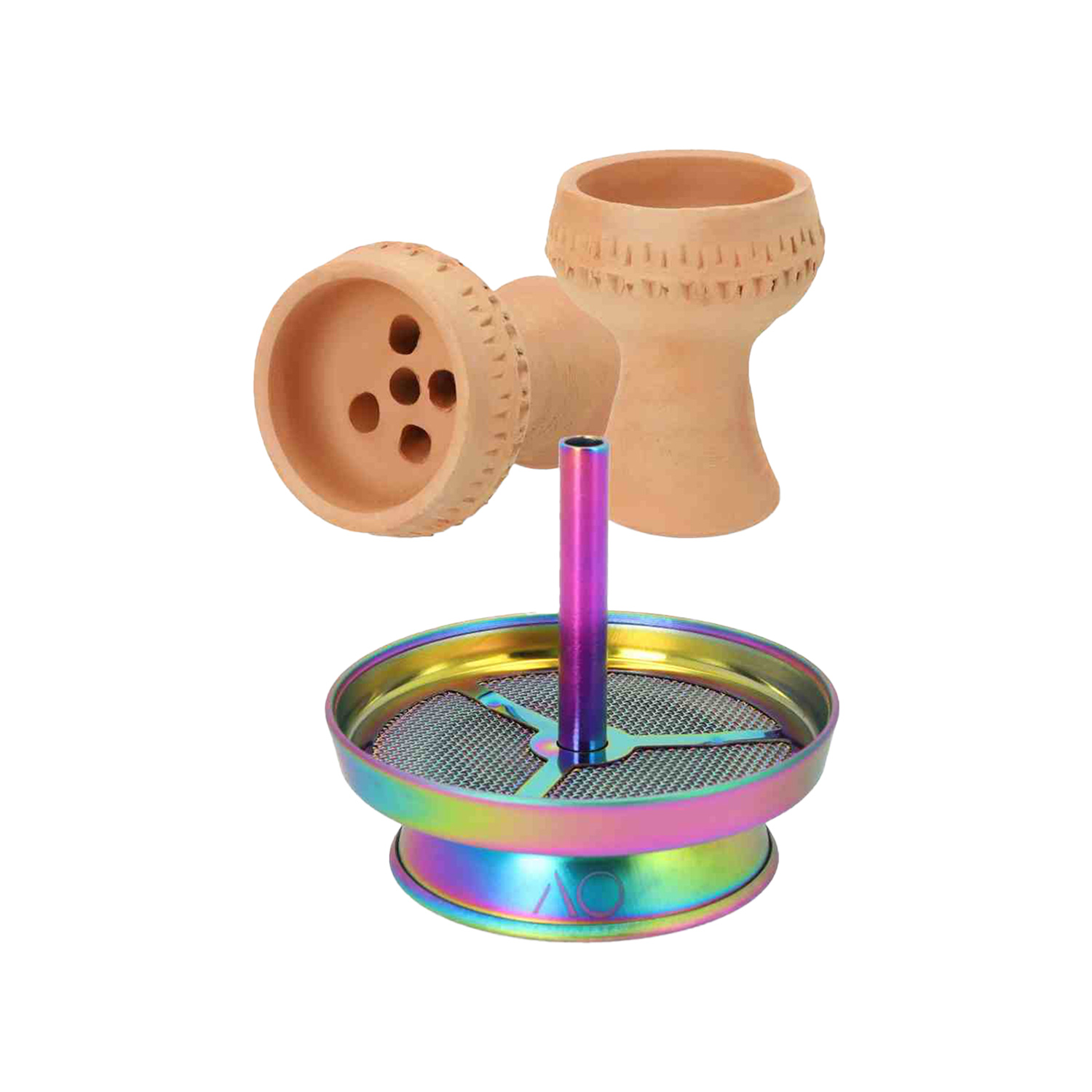 AO Strainer Kaminkopfset Rainbow