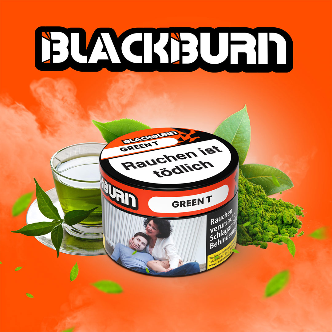 Blackburn Green T Shisha Tabak 25g Blackburn Green T Shisha Tabak 25g