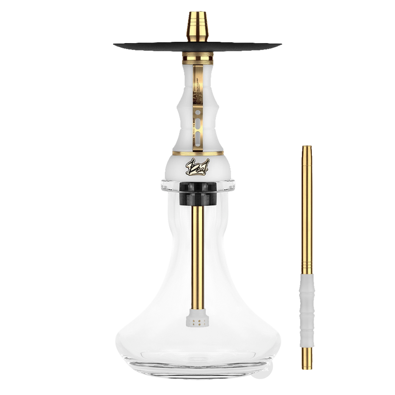 ALPHA Hookah BEAT White Gold Clear ALPHA Hookah BEAT White Gold Clear