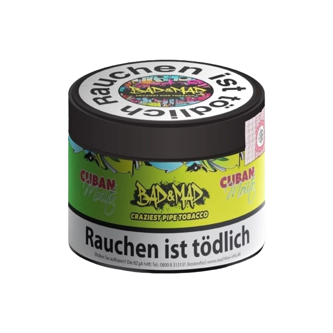 Bad & Mad Base Cuban Moiito 65g Tabak Bad & Mad Base Cuban Moiito 65g Tabak