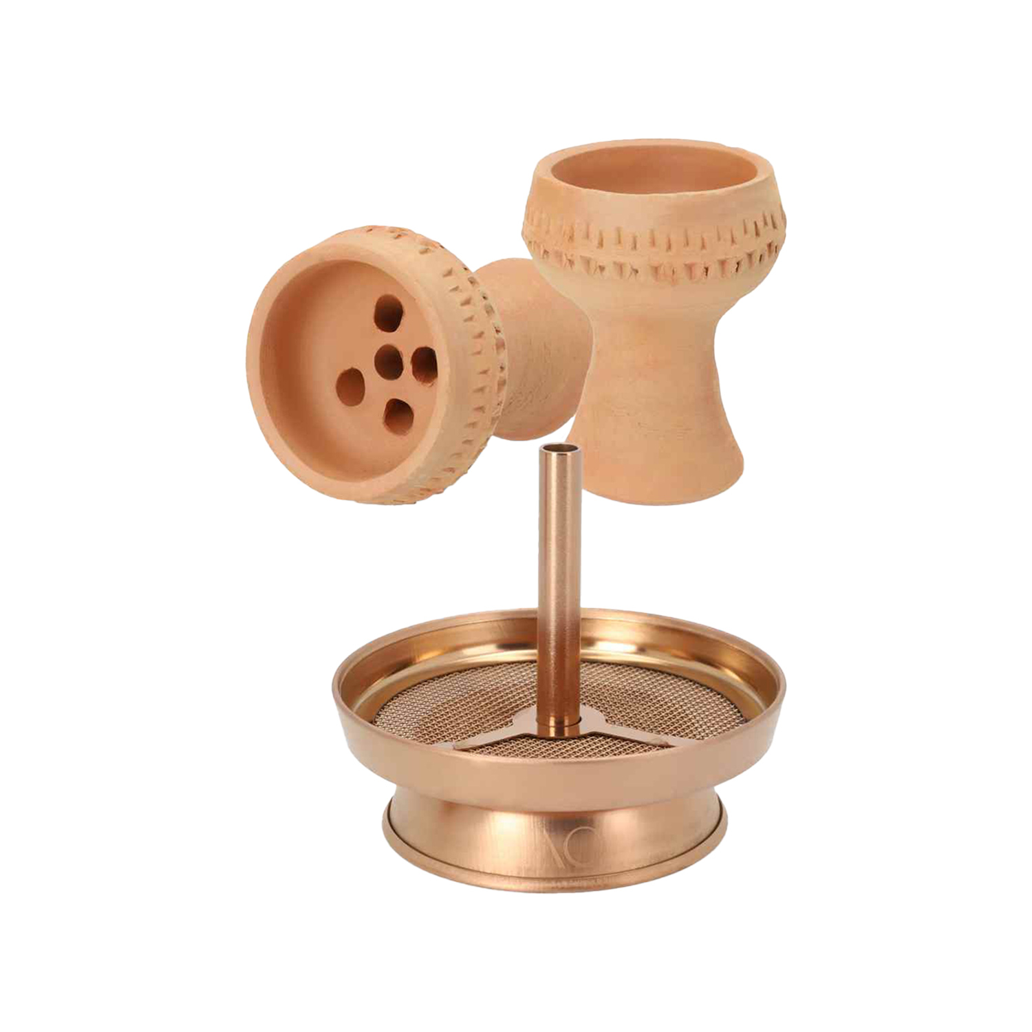 AO Strainer Kaminkopfset Rose Gold