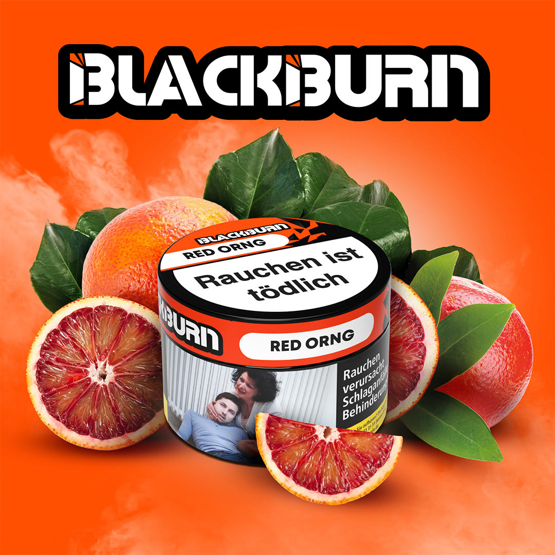 Blackburn Red Orng Shisha Tabak 25g Blackburn Red Orng Shisha Tabak 25g