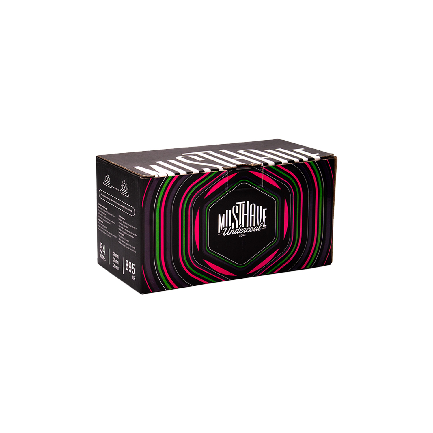 Musthave Shisha Kohle 26mm 1Kg Musthave Shisha Kohle 26mm 1Kg