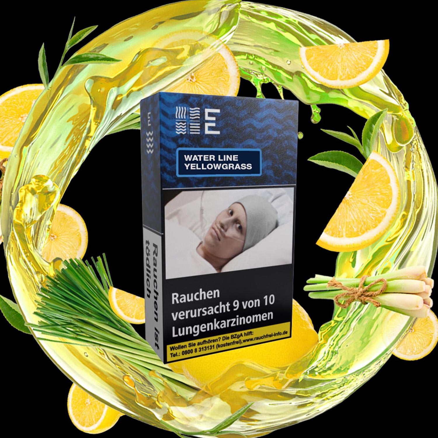 ELMNT Yellowgrass Water Line 25g Shisha Tabak ELMNT Yellowgrass Water Line 25g Shisha Tabak