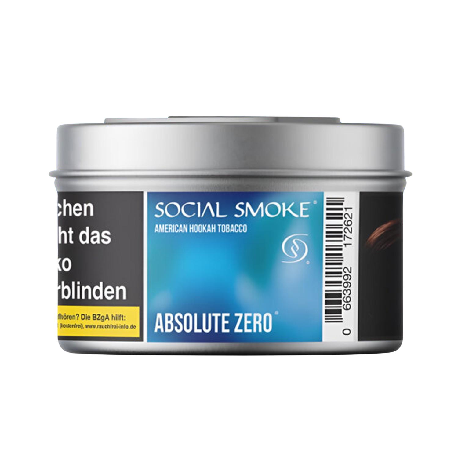 Social Smoke Absolute Zero Shisha Tabak 200g