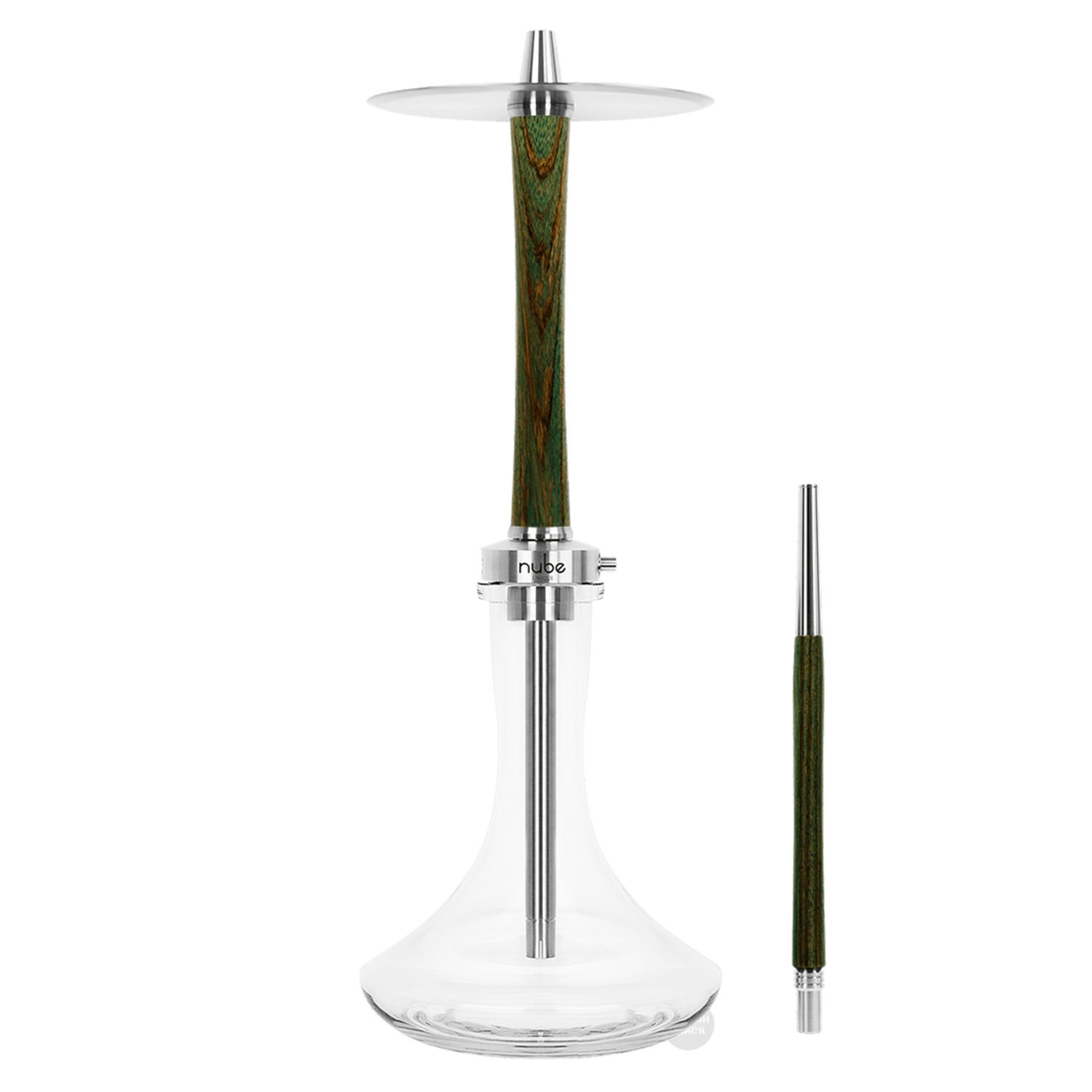 NUBE Unique Green Zebrano Shisha NUBE Unique Green Zebrano Shisha