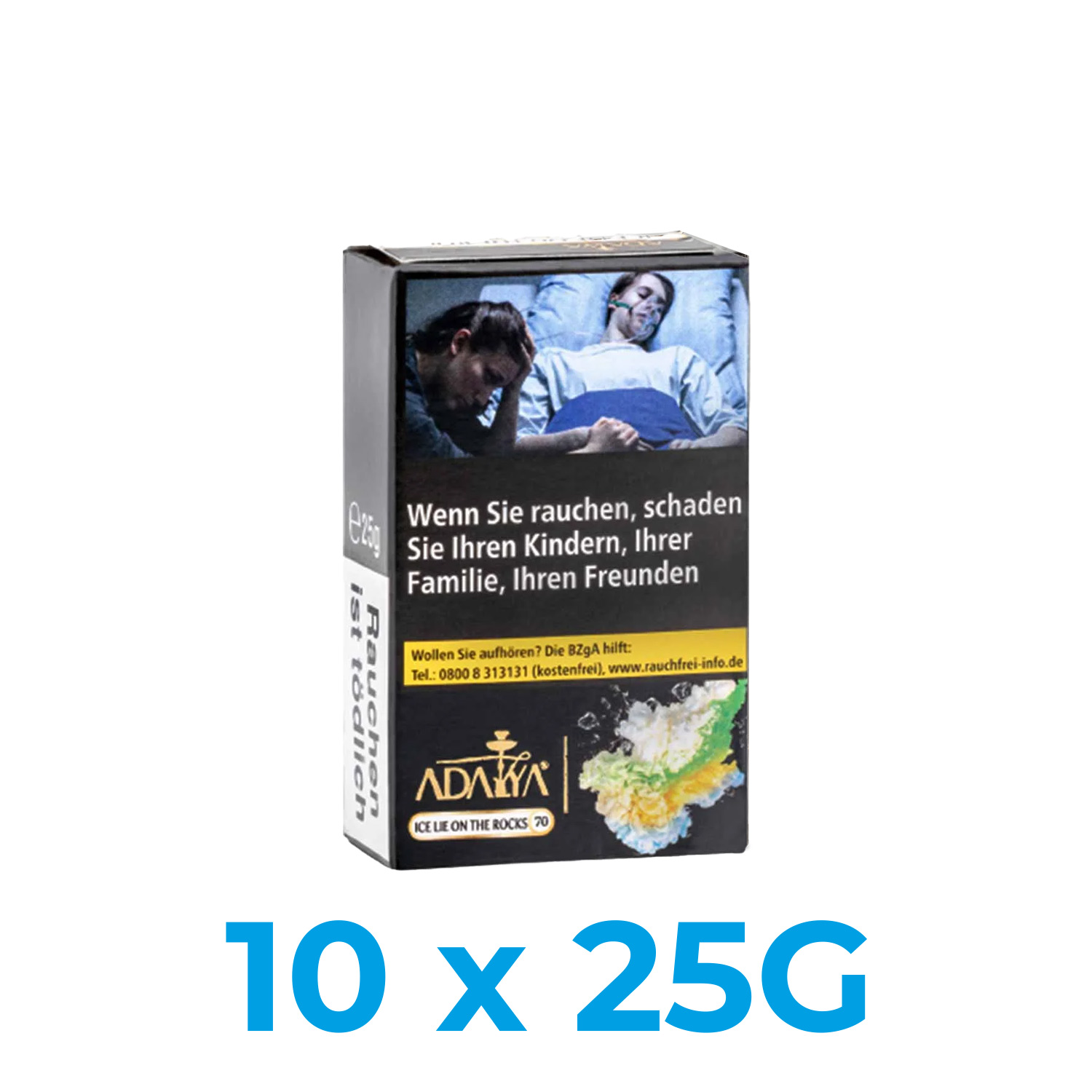Adalya Ice Lie On The Rocks 250g Shisha Tabak (10x25g) Adalya Ice Lie On The Rocks 250g Shisha Tabak (10x25g)