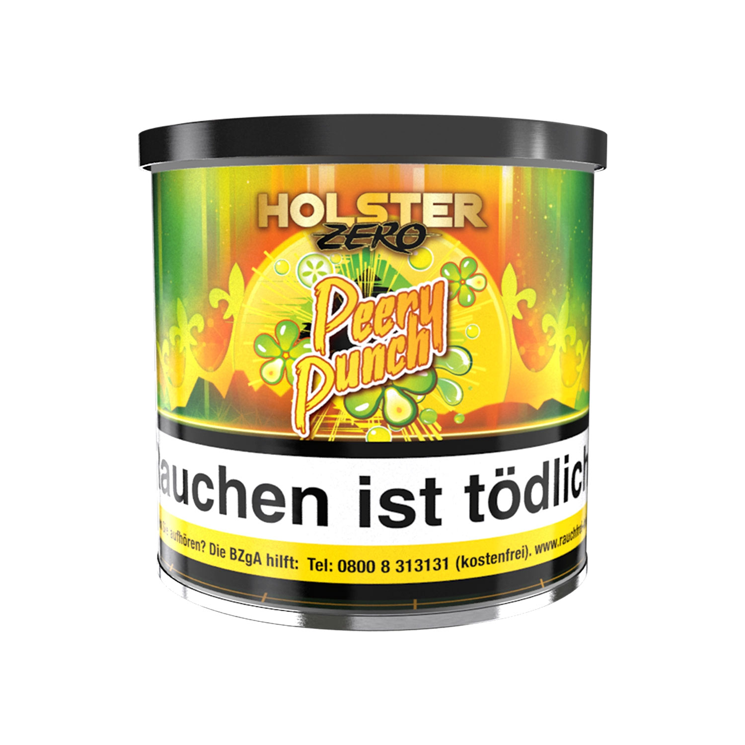 Holster Zero Dry Base mit Aroma - Peery Punch - 75 g Holster Zero Peery Punch Pfeifentabak 75g