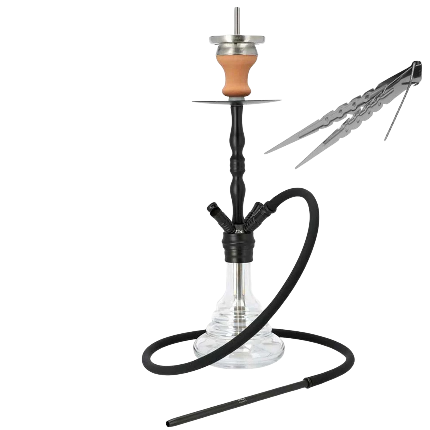 INVI Saros 500 Shiny Schwarz-Clear Shisha