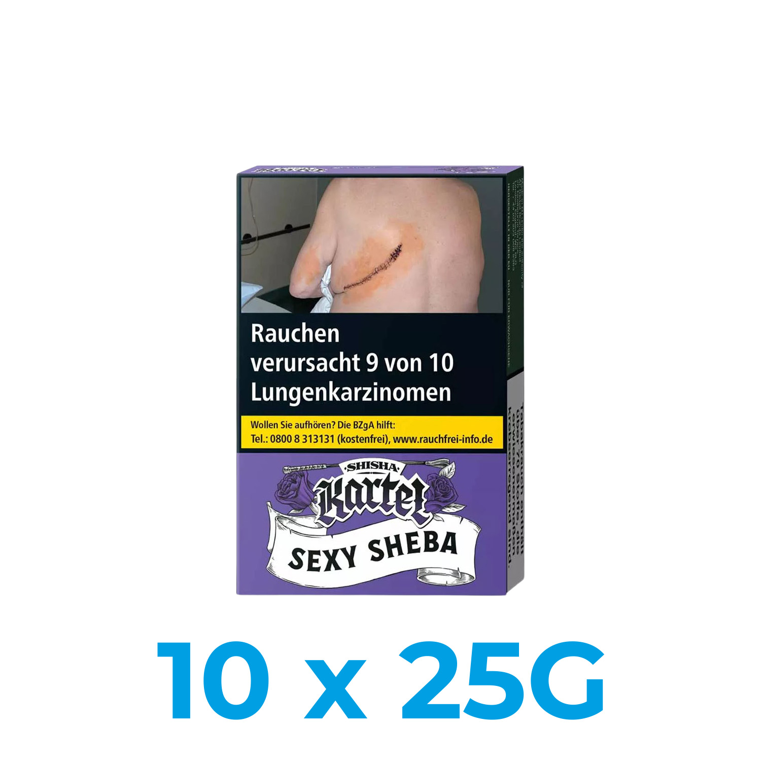Shisha Kartel Sexy Sheba 250g Shisha Tabak (10x25g) Shisha Kartel Sexy Sheba 250g Shisha Tabak (10x25g)