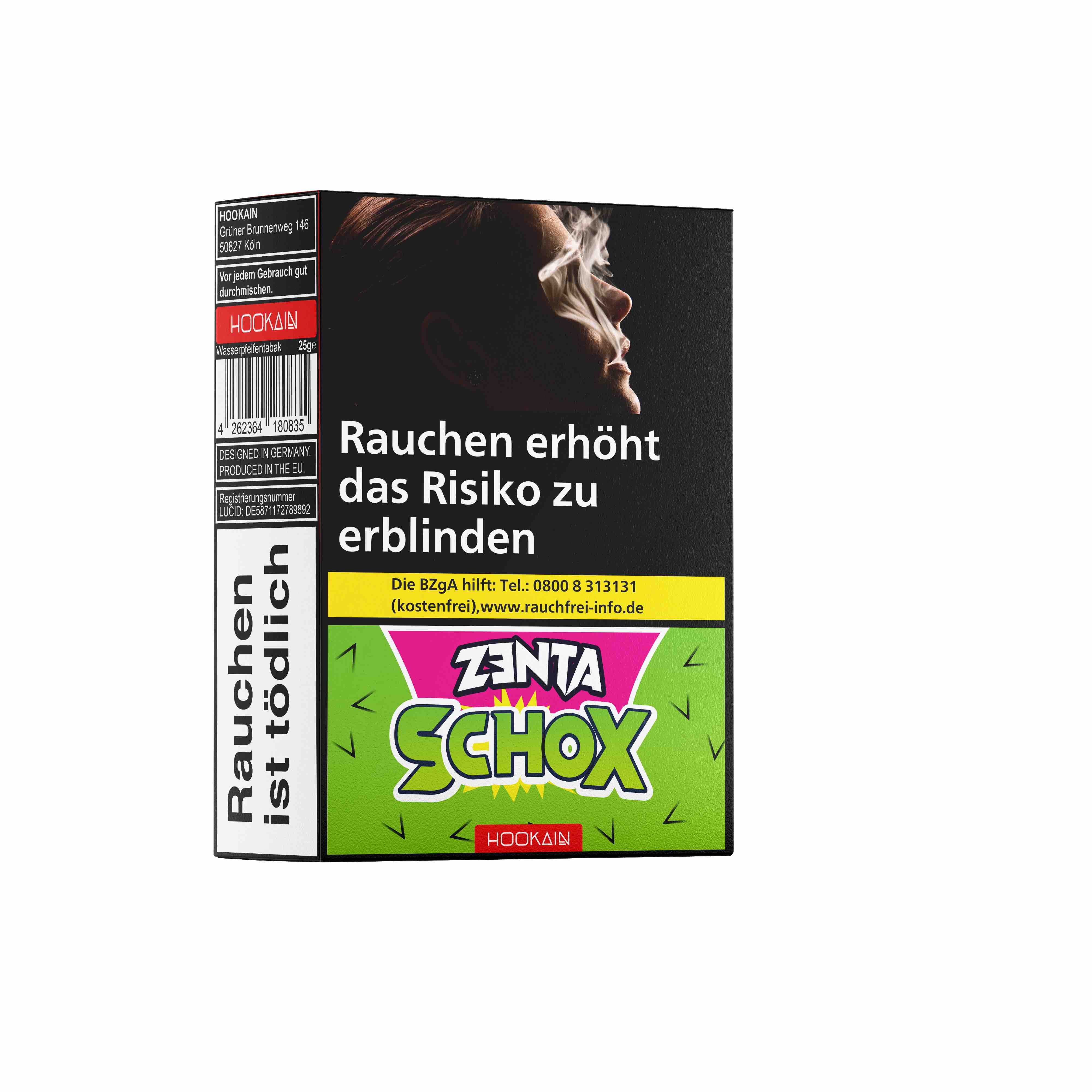 Hookain Zenta Schox 25g Shisha Tabak