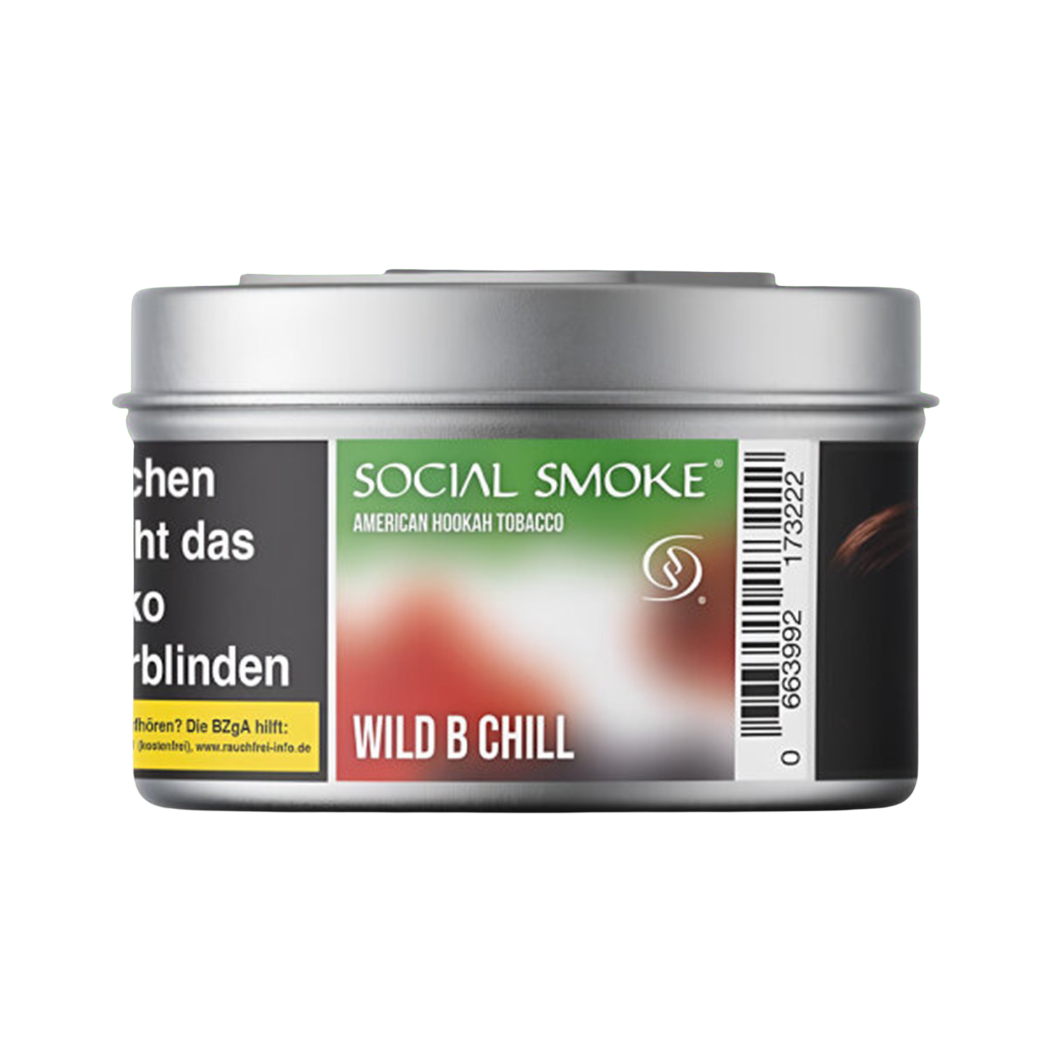 Social Smoke Wild B Chill Shisha Tabak 200g Social Smoke Wild B Chill Shisha Tabak 200g