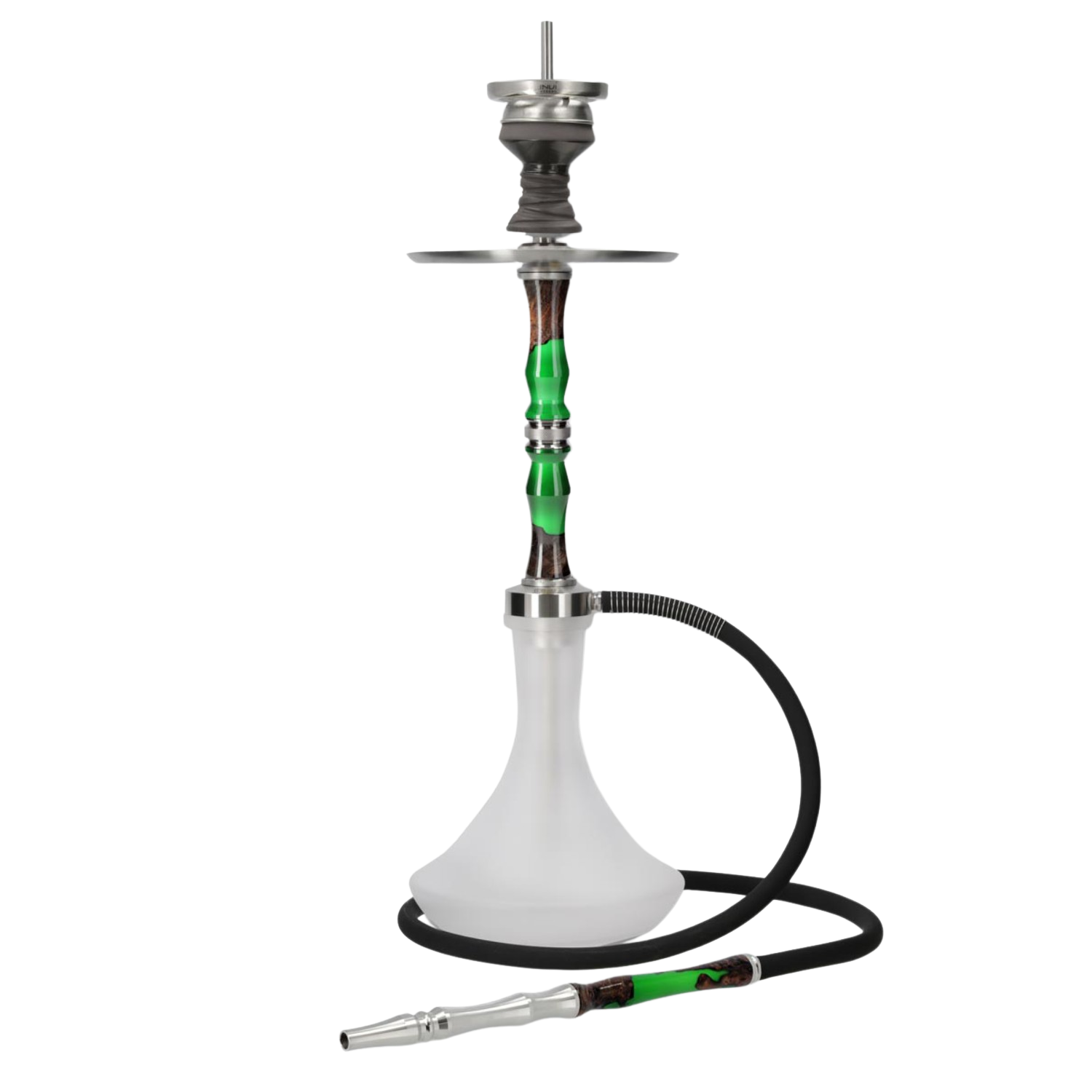 INVI Recursion Frosted Edelstahl Schwarz-Grau Shisha