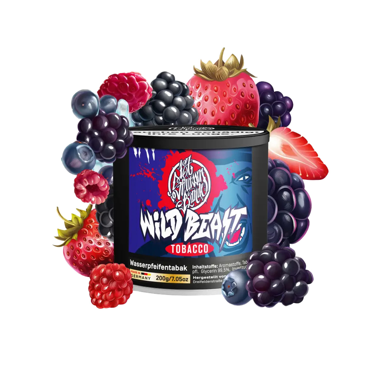 187 Strassenbande Wild Beast 200g Shisha Tabak 187 Strassenbande Wild Beast 200g Shisha Tabak