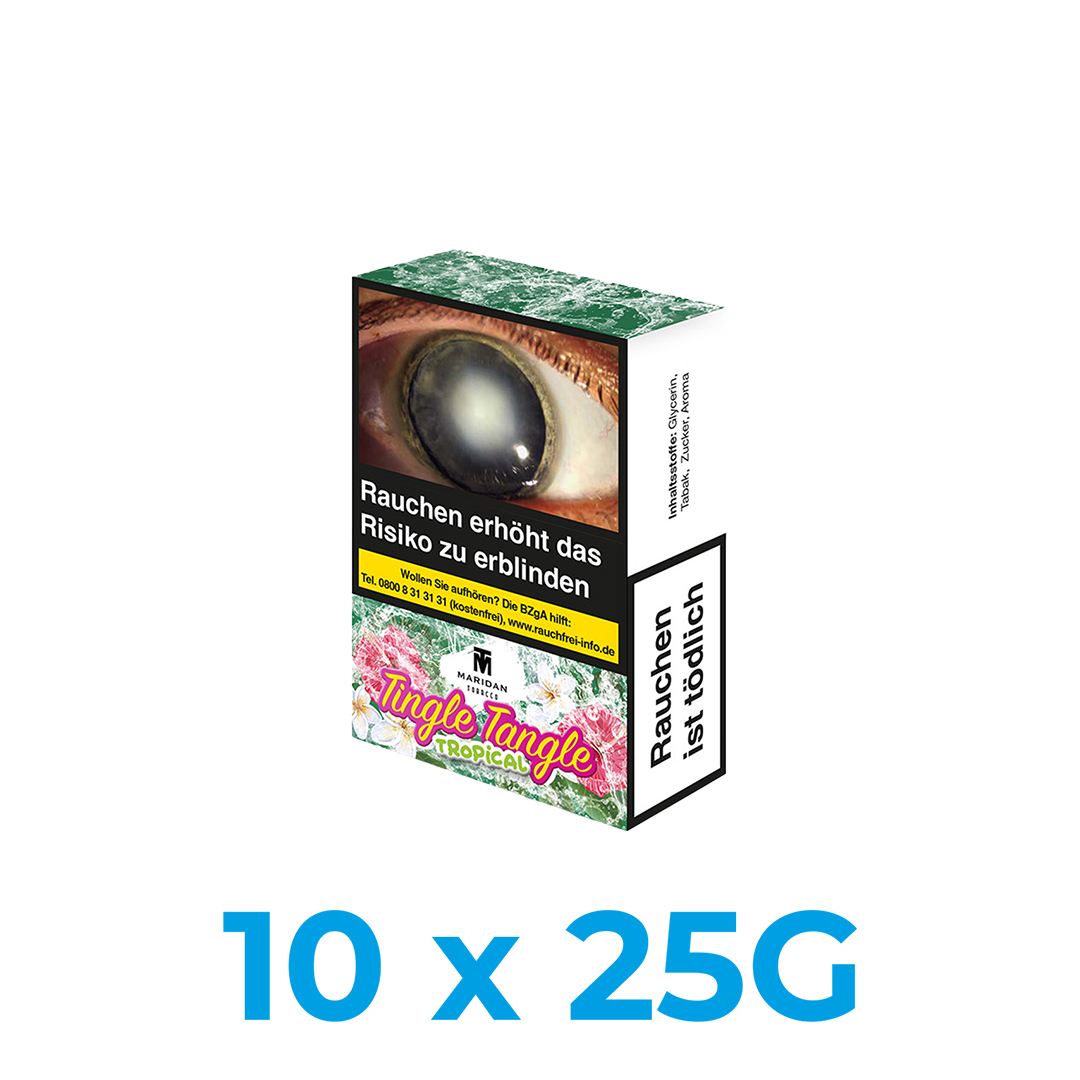 Maridan Tingle Tangle Tropical 250g Shisha Tabak (10x25g) Maridan Tingle Tangle Tropical 250g Shisha Tabak (10x25g)