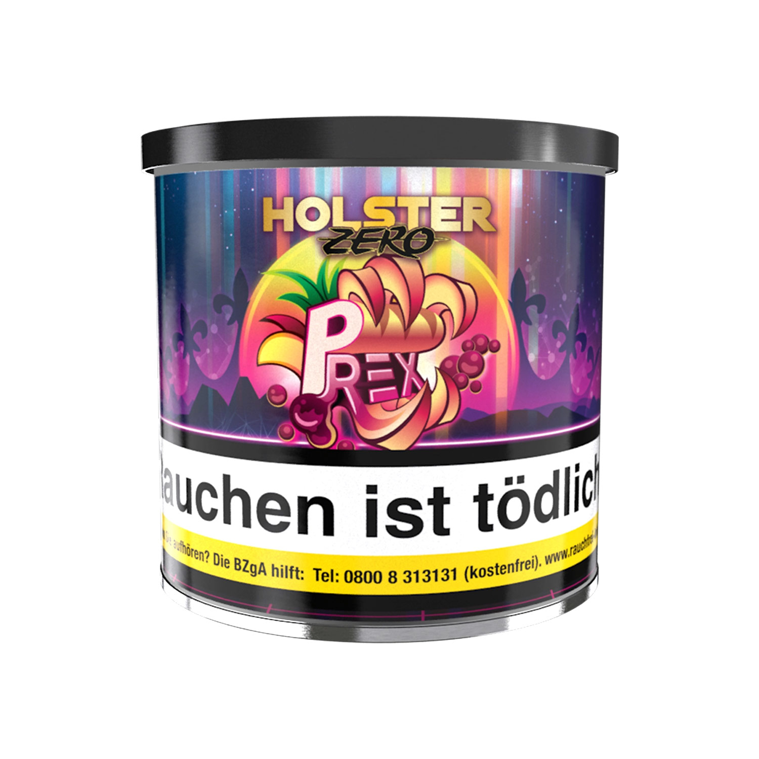 Holster Zero Dry Base mit Aroma - P-Rex - 75 g Holster Zero P-Rex Pfeifentabak 75g