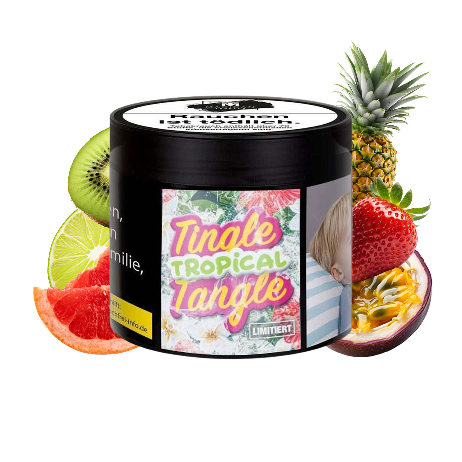 Maridan Tingle Tangle Tropical 200g Shisha Tabak Maridan Tingle Tangle Tropical 200g Shisha Tabak