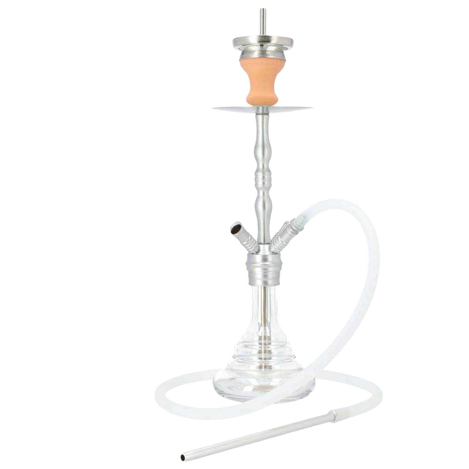 INVI Saros 500 Shiny Silber-Clear Shisha