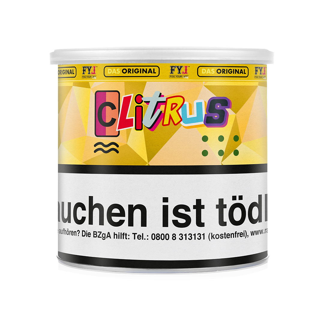 FOG YOUR LAW Clitrus Dry Base 70g Tabak FOG YOUR LAW Clitrus Dry Base 70g Tabak