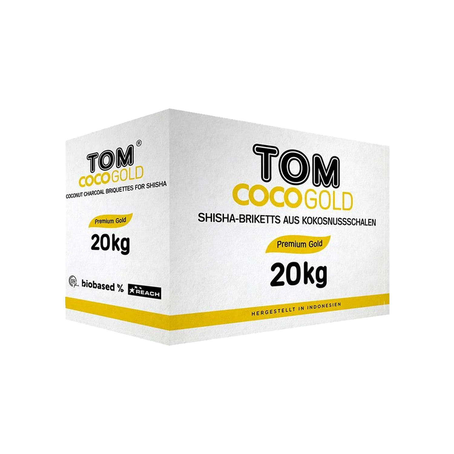 TOM COCO Gold Shisha Kohle 20kg TOM COCO Gold Shisha Kohle 20kg