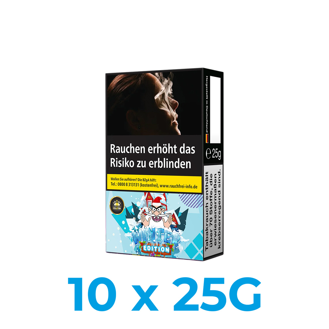 Holster Winter Edition 250g Shisha Tabak (10x25g) Holster Winter Edition 250g Shisha Tabak (10x25g)