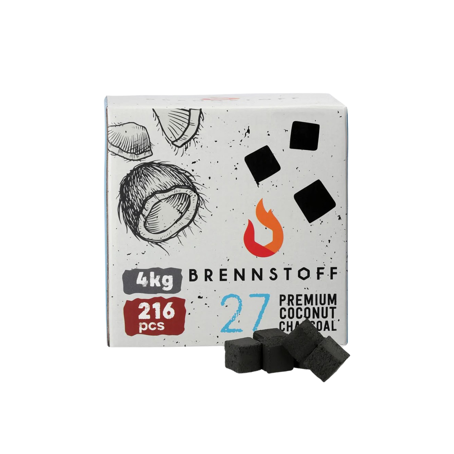 Brennstoff Naturkohle 27er 4kg