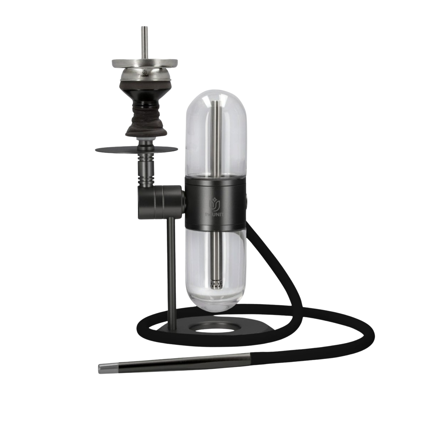 theUnit Sphere Aluminium Shisha Clear - Schwarz