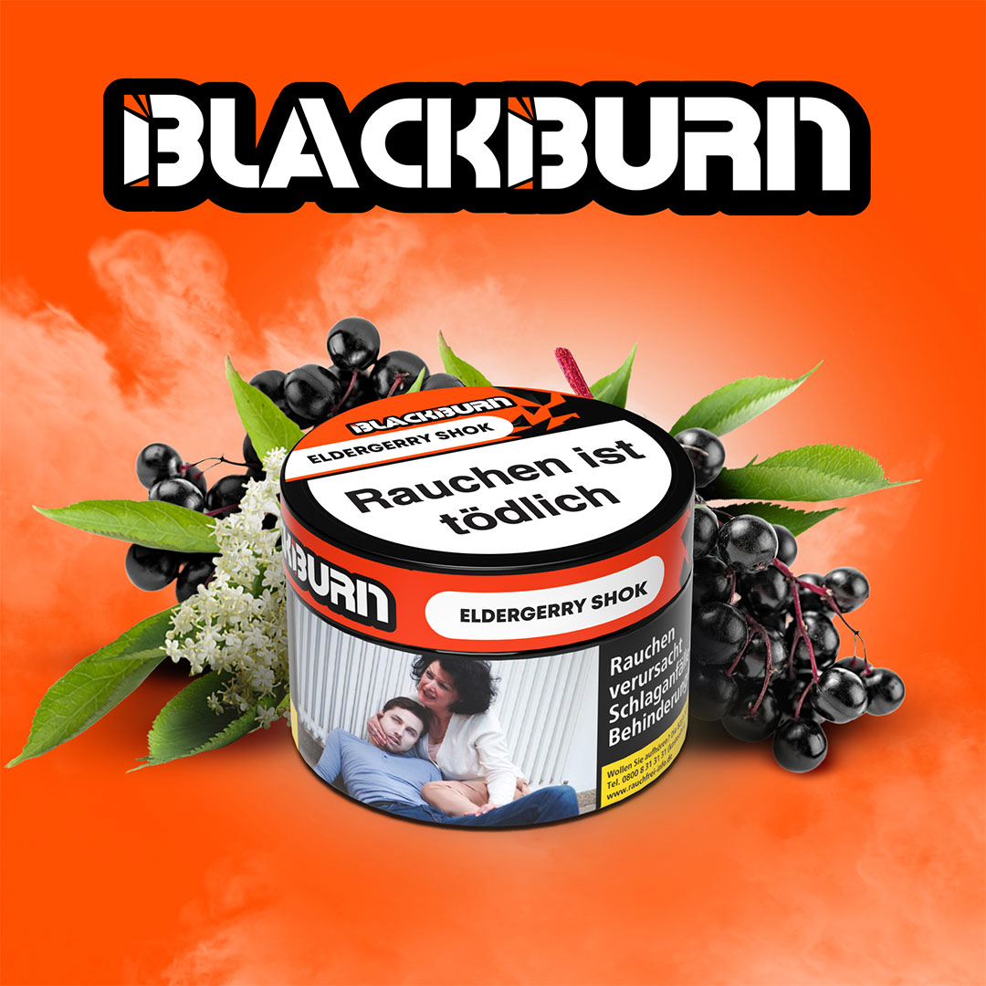 Blackburn Eldergerry Shok Shisha Tabak 25g Blackburn Eldergerry Shok Shisha Tabak 25g
