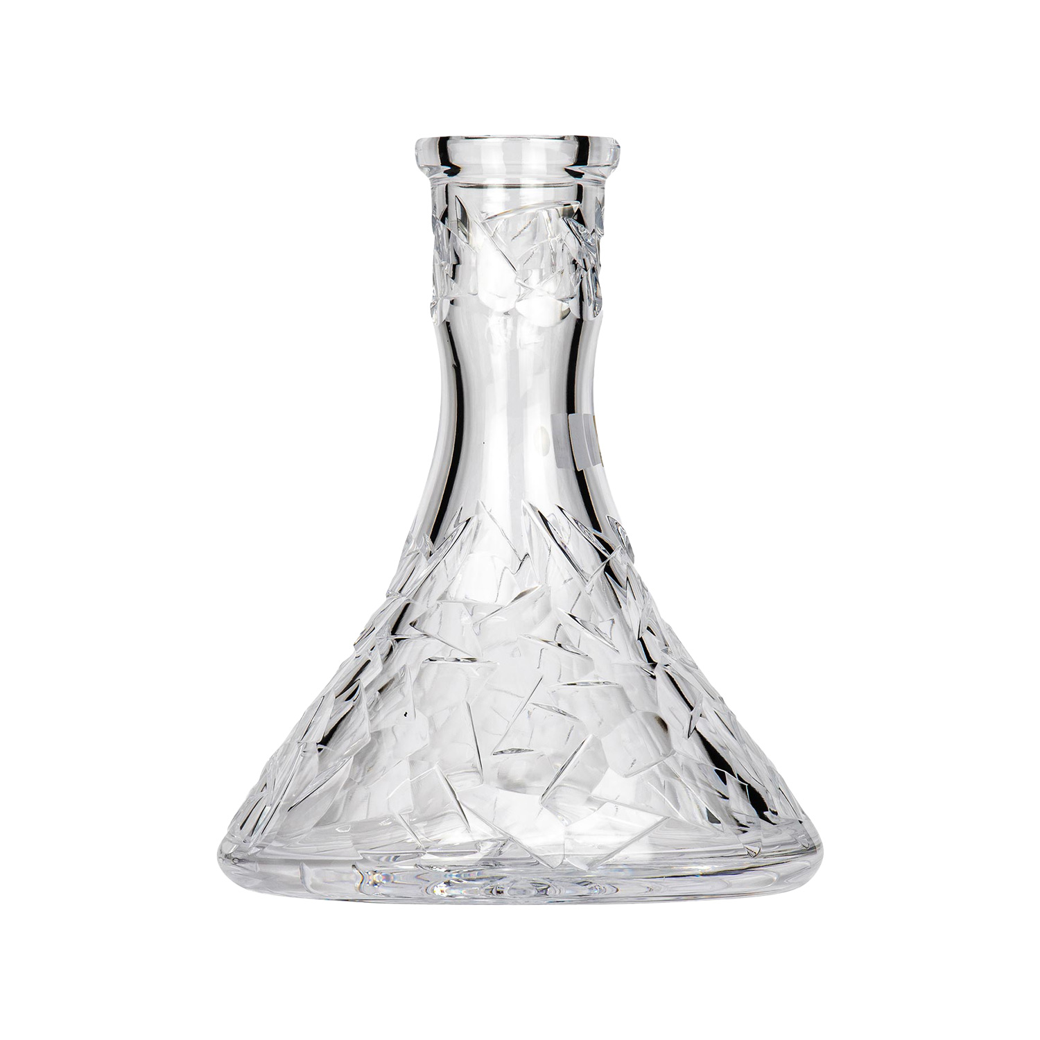 Caesar Crystal Cone - Floe - Clear Steck-Bowl Caesar Crystal Cone - Floe - Clear Steck-Bowl
