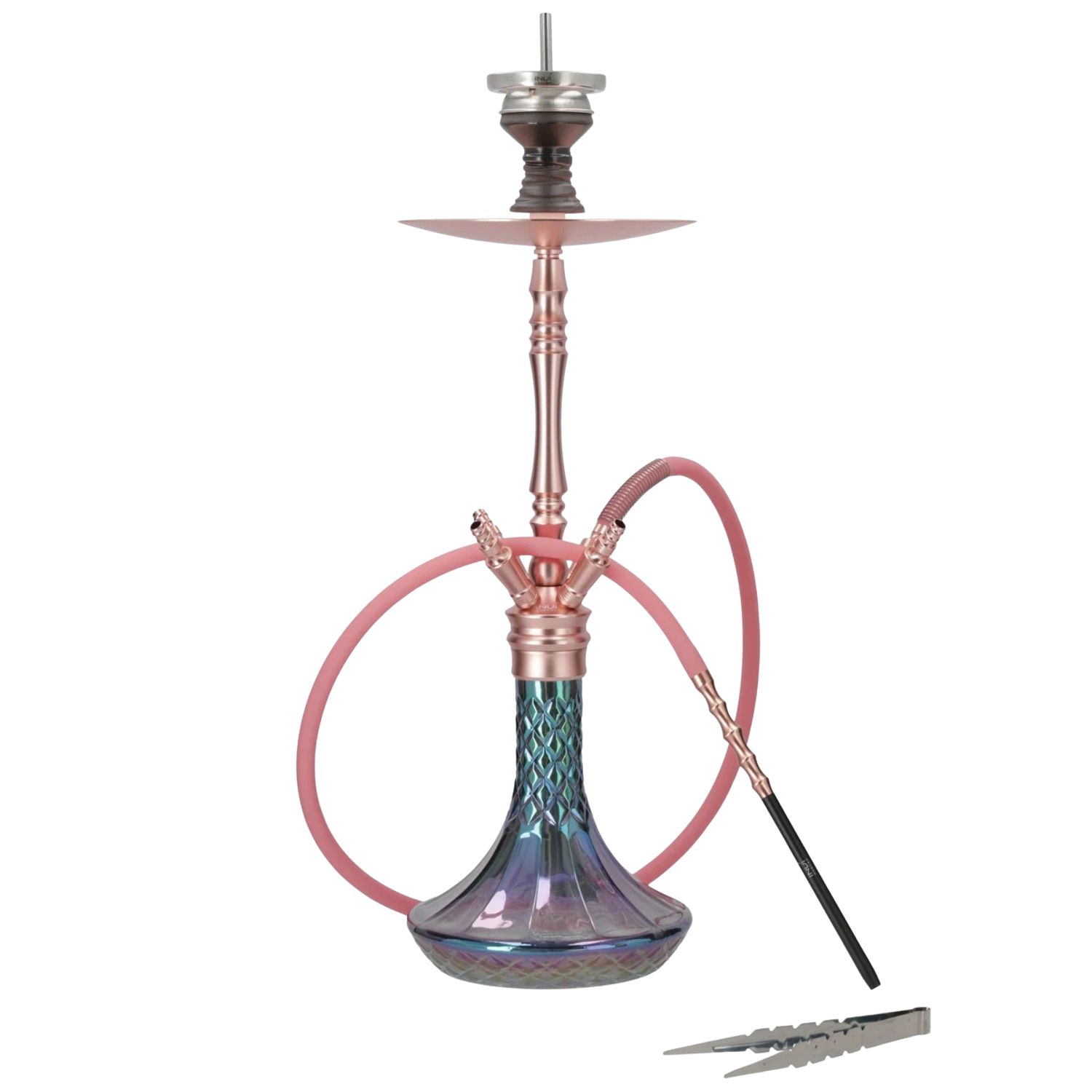 INVI Vergence Alu Cut Rainbow Rose Gold Shisha