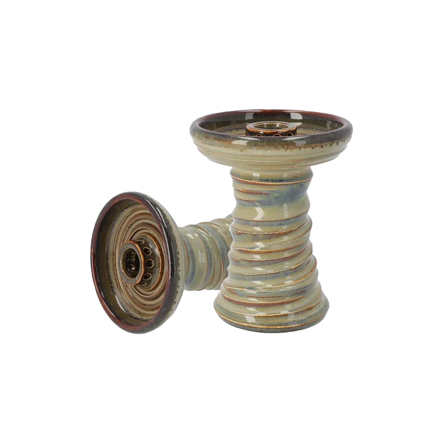 Stone Hookah Magnum Green Swirl Tabakkopf