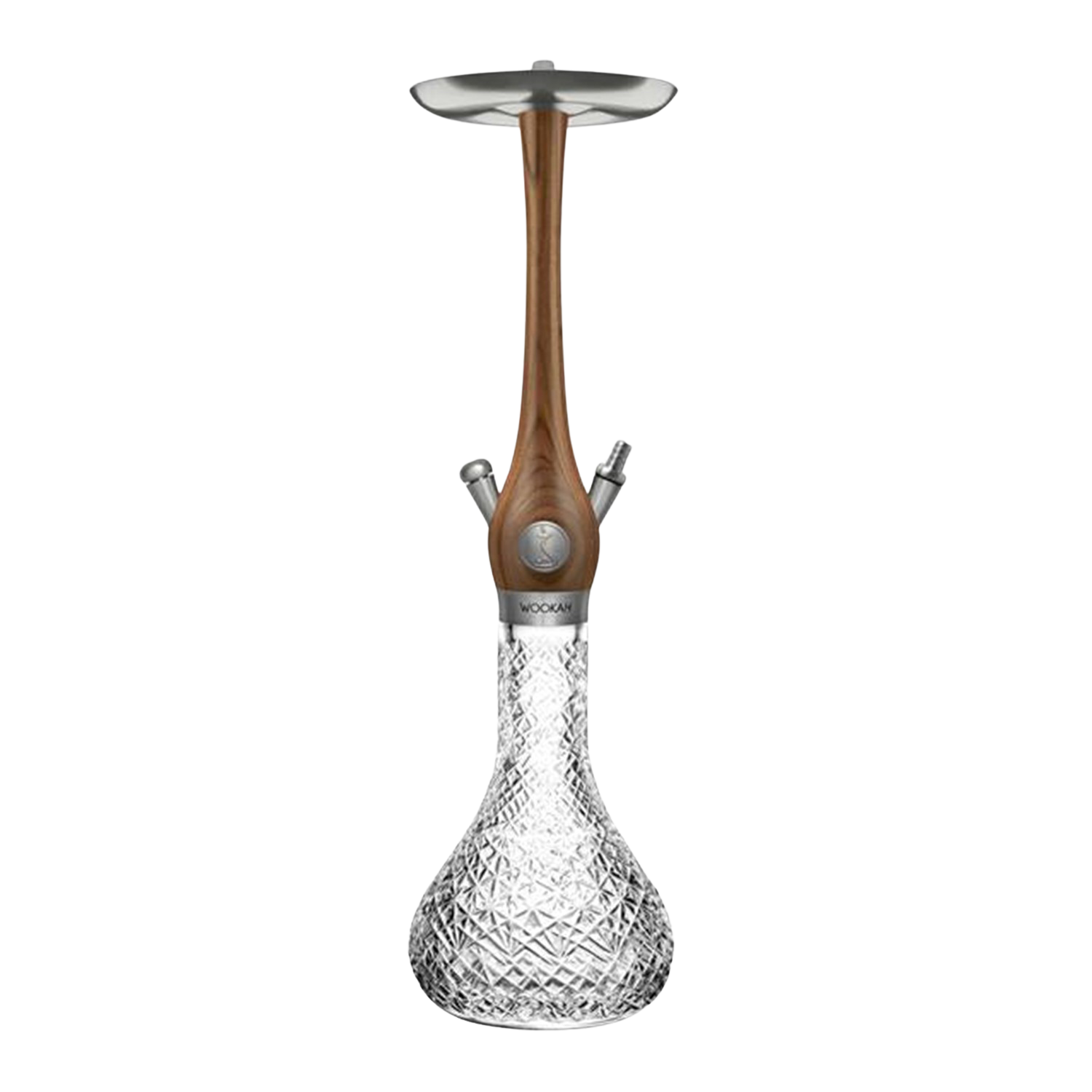 Wookah - Walnut / Glimmer Heavy Kristall Shisha