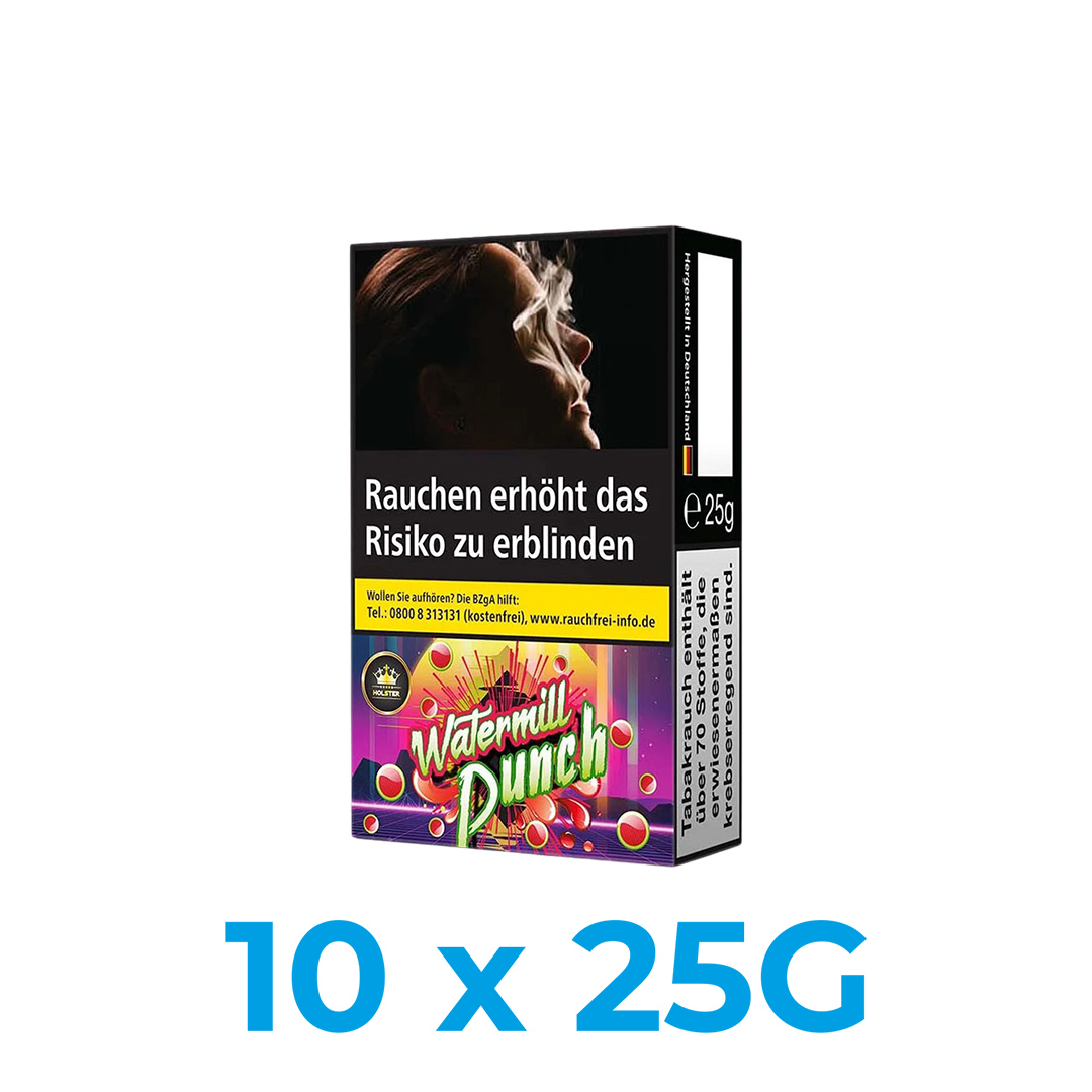 Holster Watermill Punch 250g Shisha Tabak (10x25g) Holster Watermill Punch 250g Shisha Tabak (10x25g)