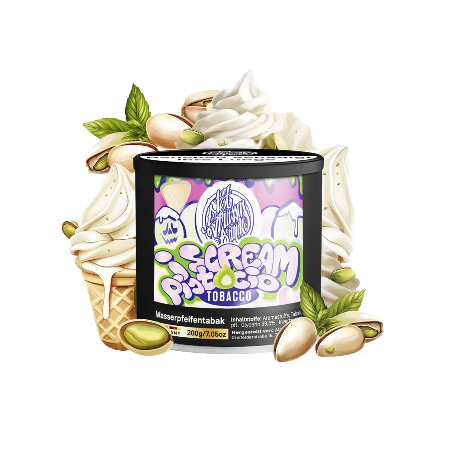187 Strassenbande i Scream Pistacio 200g Shisha Tabak 187 Strassenbande i Scream Pistacio 200g Shisha Tabak
