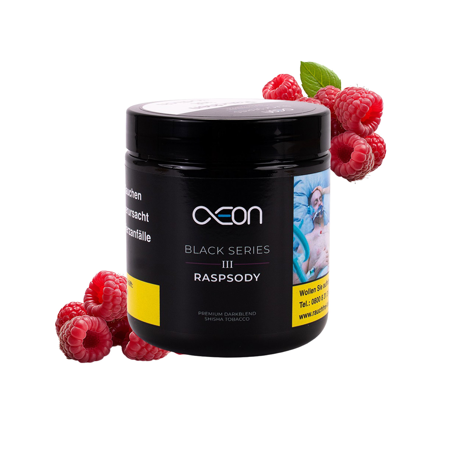 AEON Black Series III Raspsody 200g Shisha Tabak mit Früchten AEON Black Series III Raspsody 200g Shisha Tabak