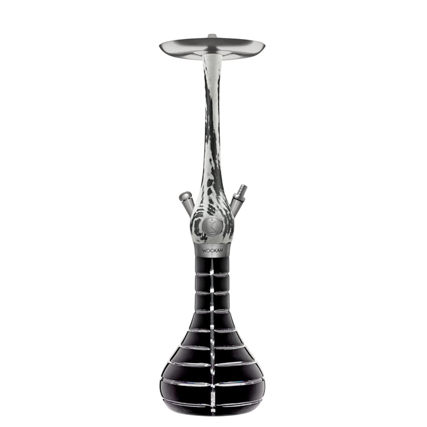 Wookah - Black&White / Striped Black Mastercut Shisha Wookah - Black&White / Striped Black Mastercut Shisha