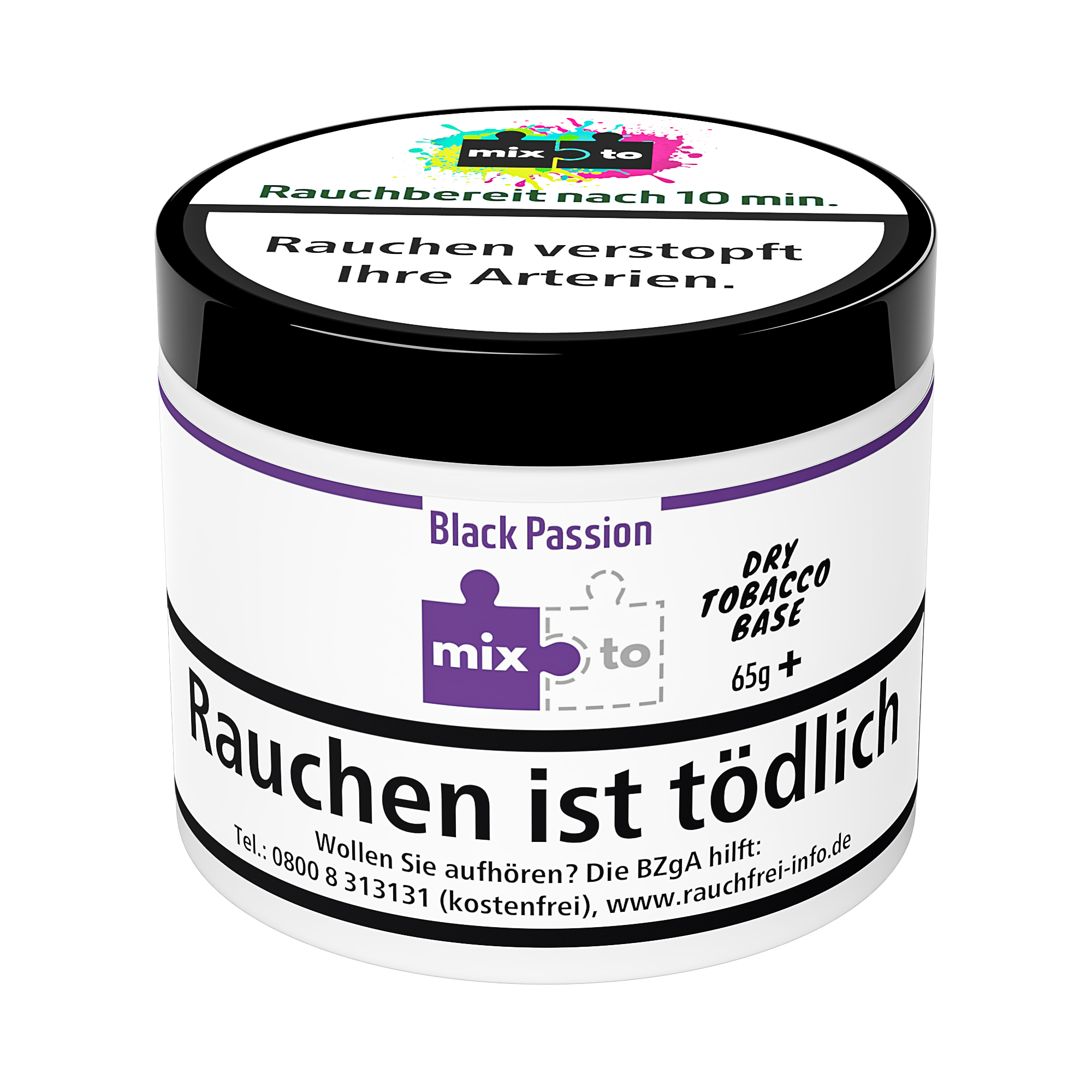 Mixto Dry Tobacco Base 65g Black Passion