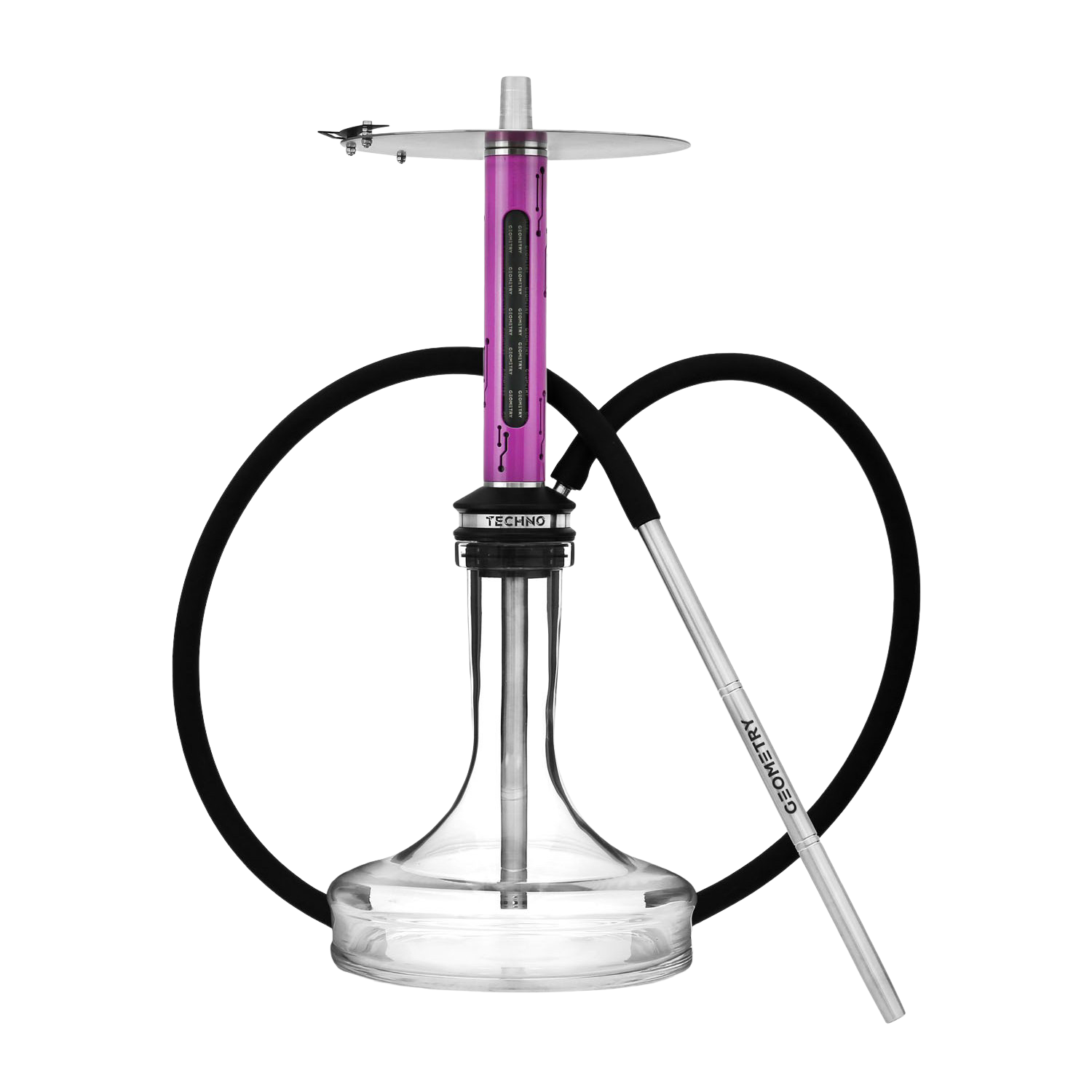 Geometry Hookah Techno Violet