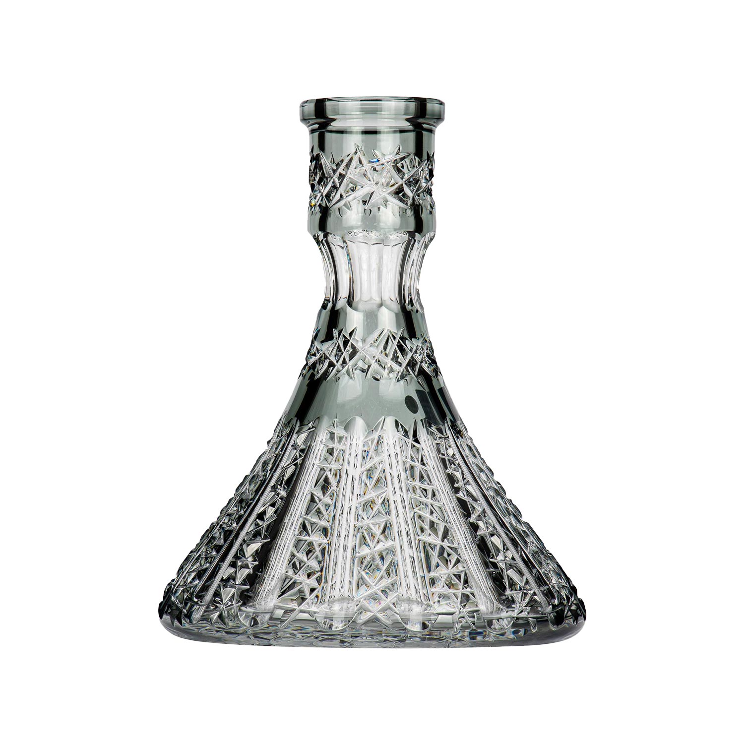 Caesar Crystal Cone - Vertical - Grey Steck-Bowl