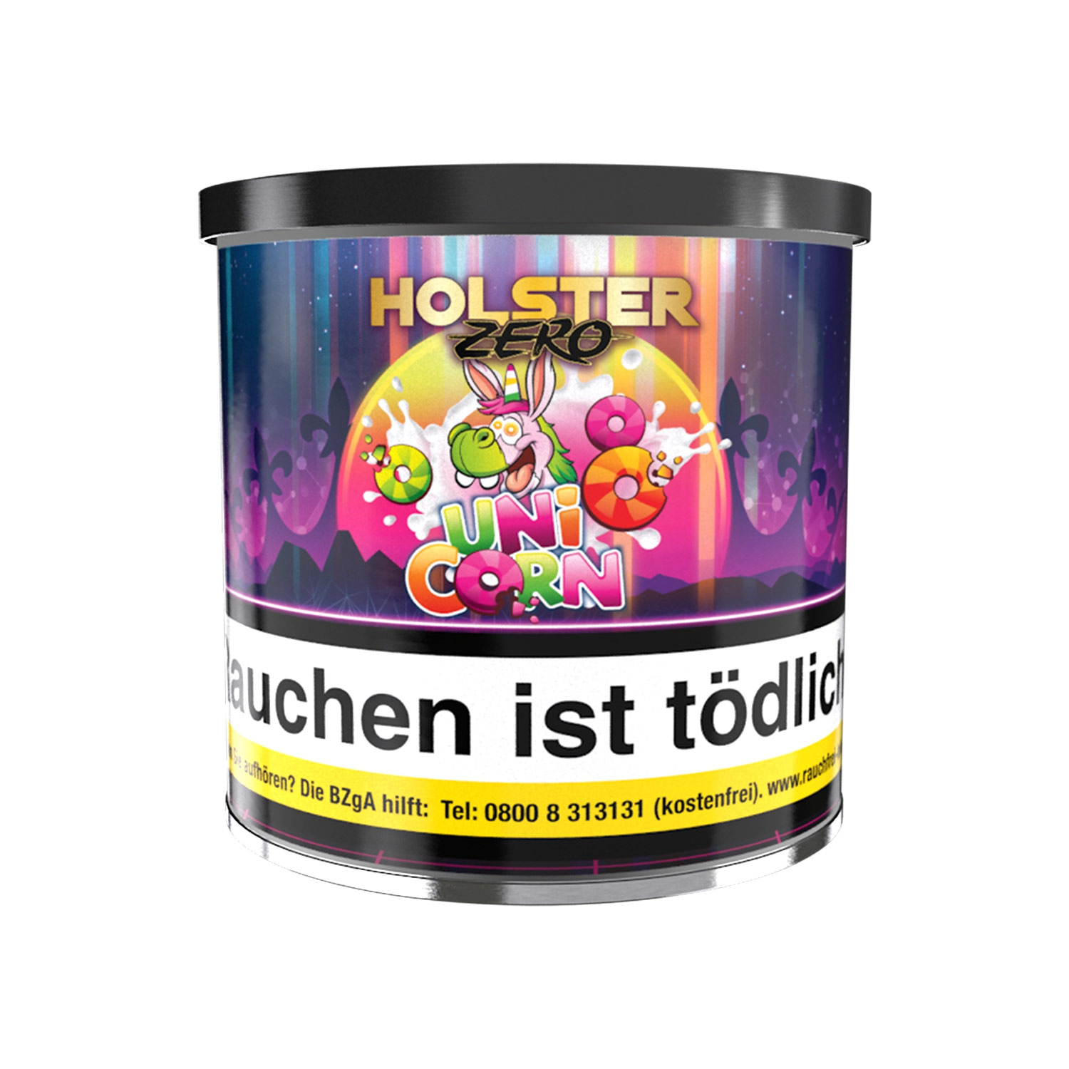 Holster Zero Dry Base mit Aroma - Unicorn - 75 g Holster Zero Unicorn Pfeifentabak 75g